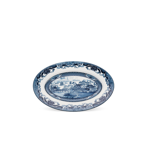 Dĩa oval 37 cm - Hoàng Cung - Hồn Việt