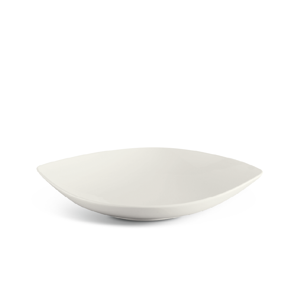 Dĩa oval bầu 37 cm - Gourmet Lys - Trắng Ngà