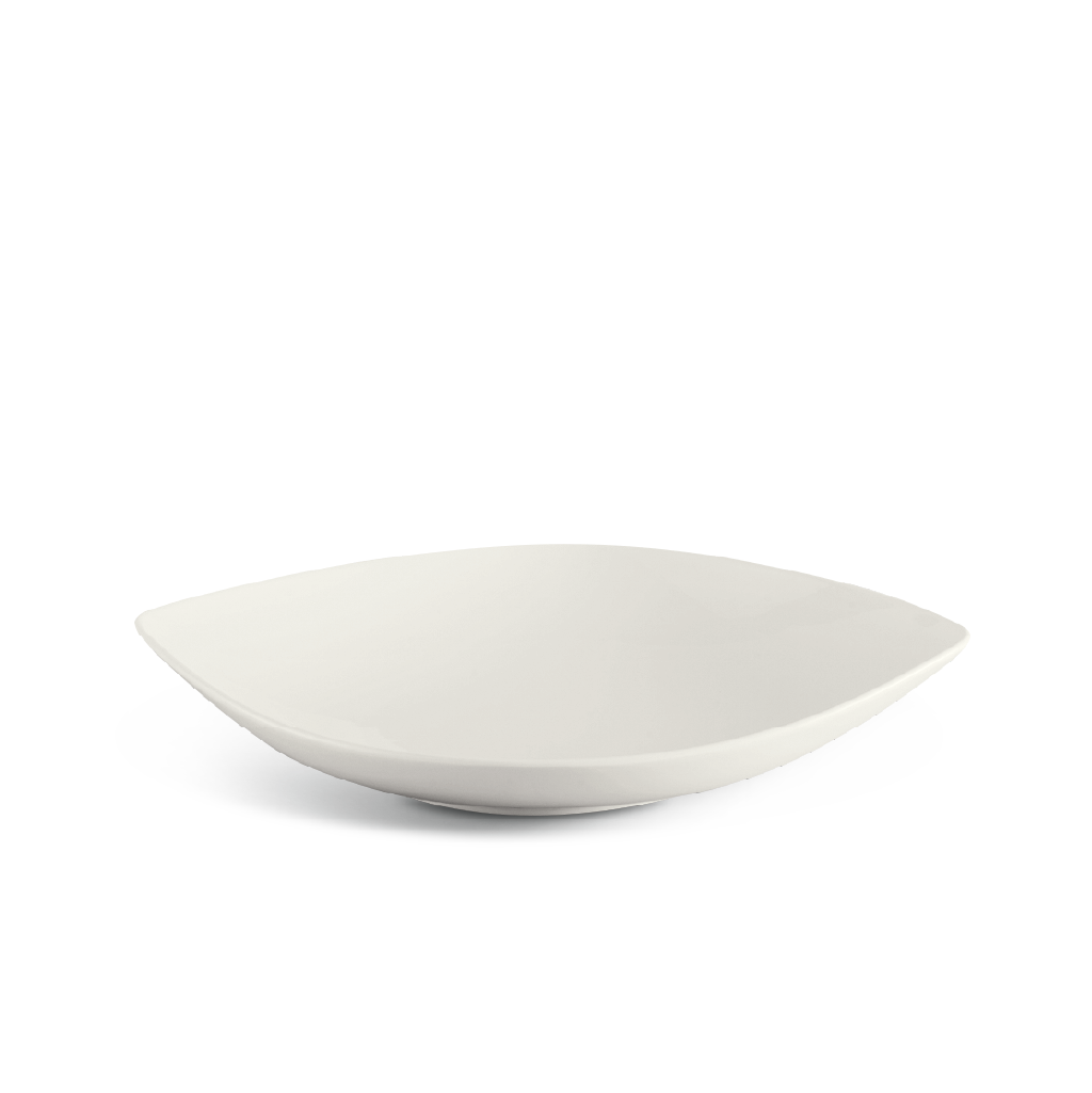 Dĩa oval bầu 37 cm - Gourmet Lys - Trắng Ngà