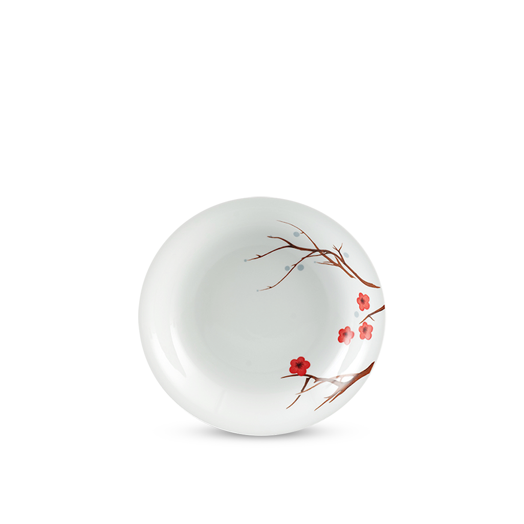 Dĩa sâu lòng - daisy - hồng mai