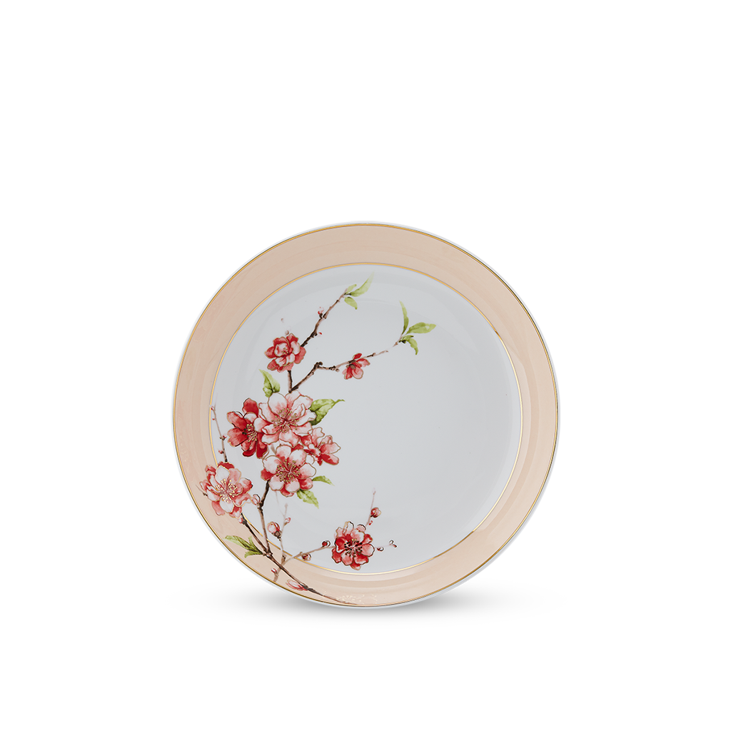 Dĩa sâu lòng - Camellia - Hoa Đào