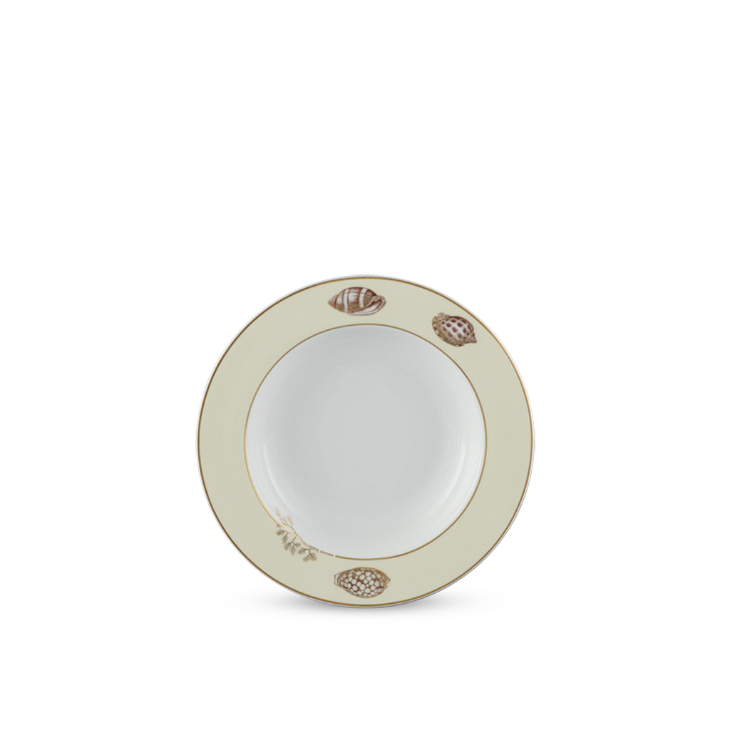 Dĩa súp 23 cm - Camellia - Hương Biển kem