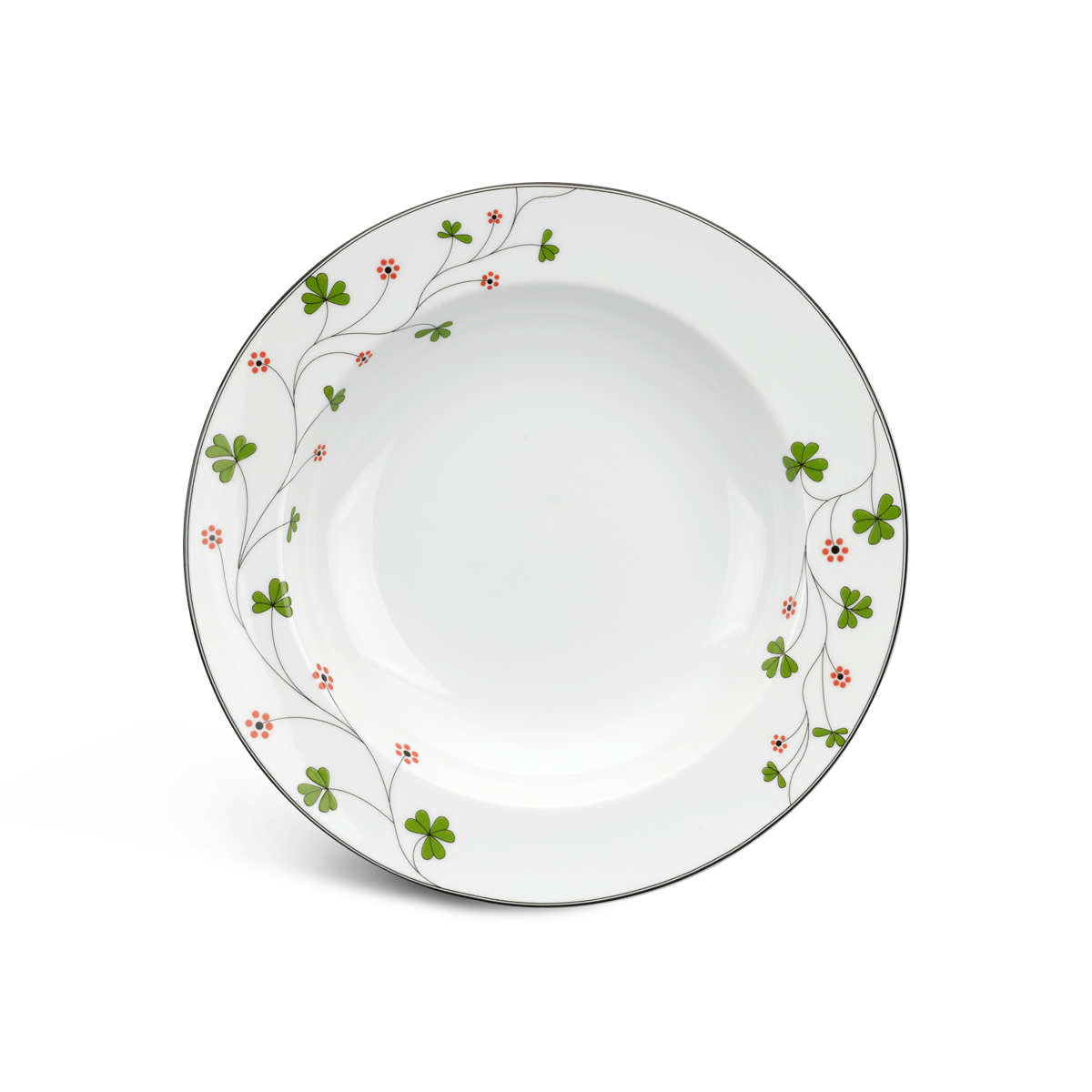 Dĩa Súp Jasmine Hoa May Mắn 23cm