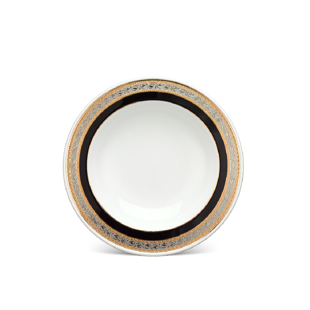 Dĩa súp 23 cm - Sago - Hoa Hồng Đen