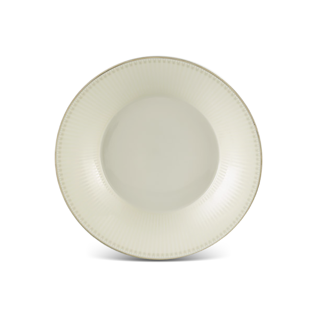 Dĩa súp 23 cm - Tulip ngà - Ngân Sa