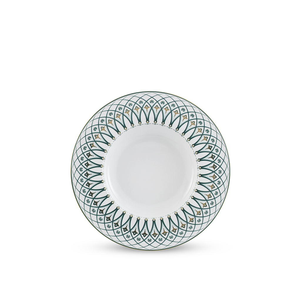 Dĩa Súp Gastroline Đồng Tâm Xanh Lá