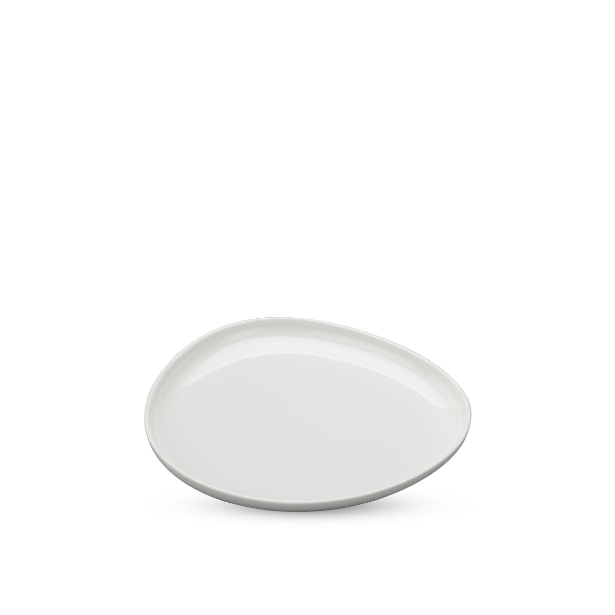 Dĩa tam giác tròn cạn 24 cm - Gourmet Lys - Trắng Ngà