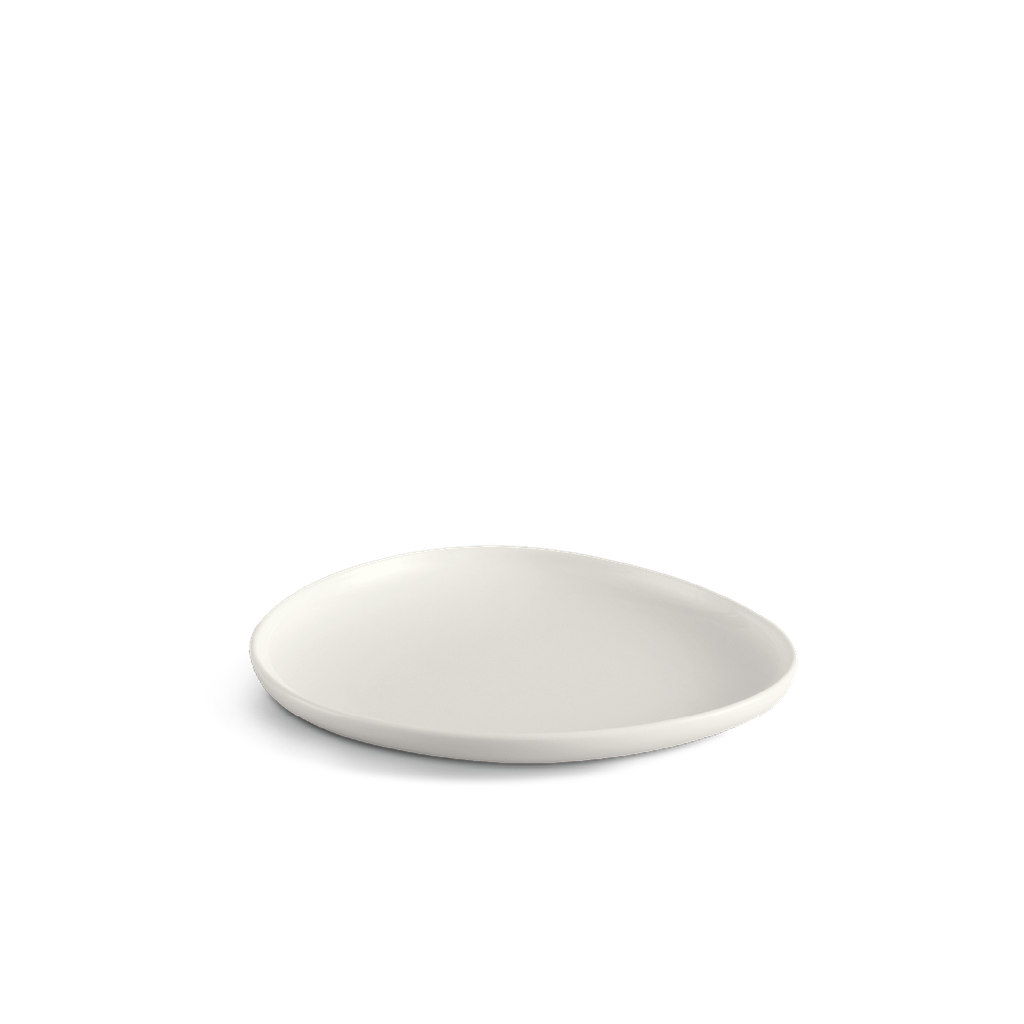 Dĩa tam giác tròn cạn 28 cm - Gourmet Lys - Trắng Ngà