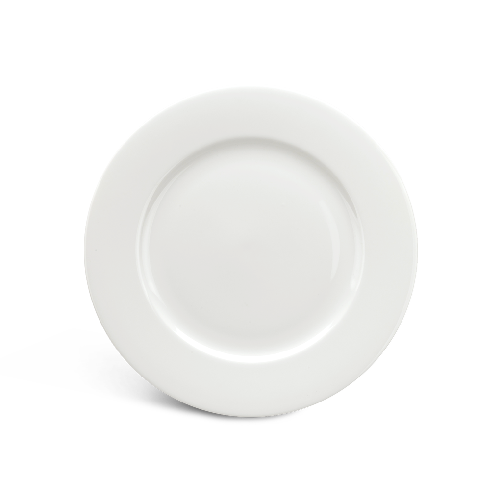 Dĩa tròn 18 cm - Jasmine Lys - Trắng Ngà