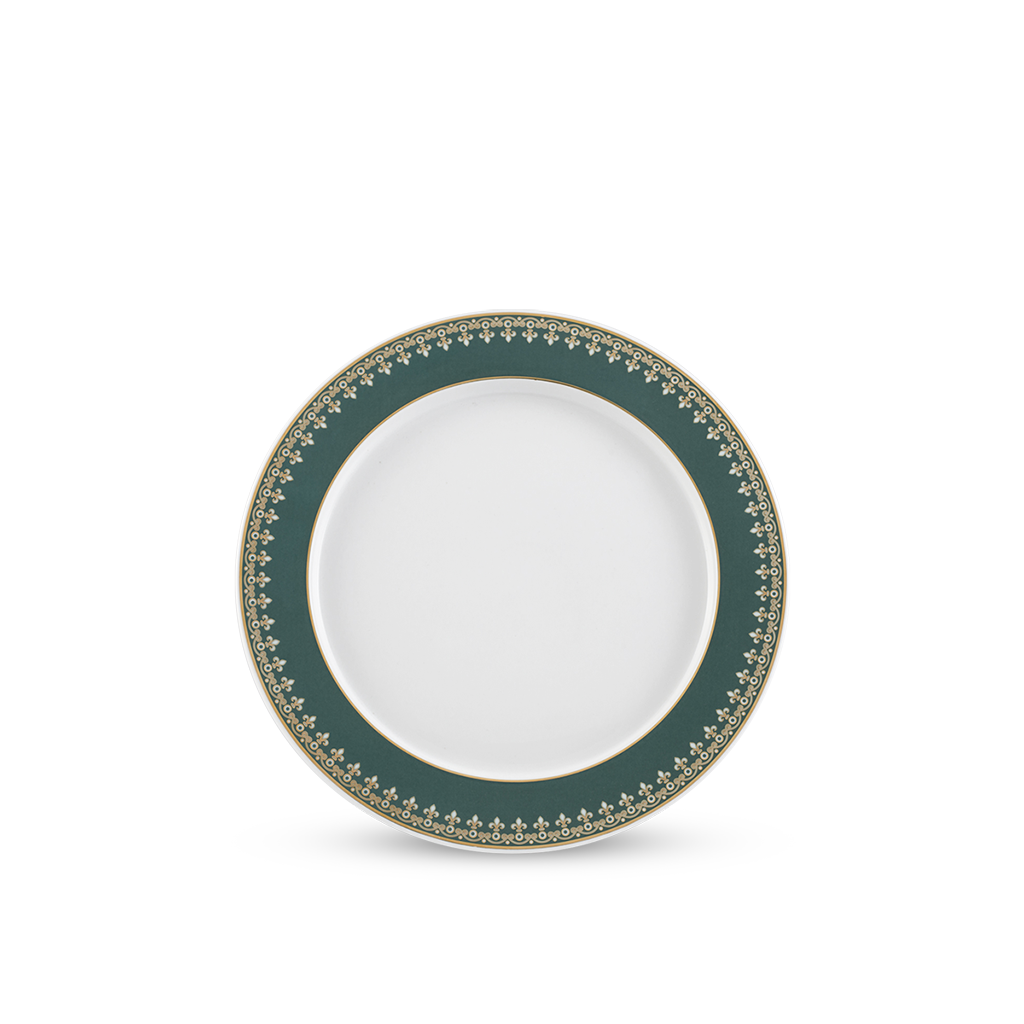 Dĩa Tròn Gastroline Đồng Tâm Xanh Lá