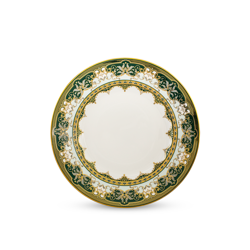 Dĩa Tròn Hoàng Cung Sen Ngọc Bích