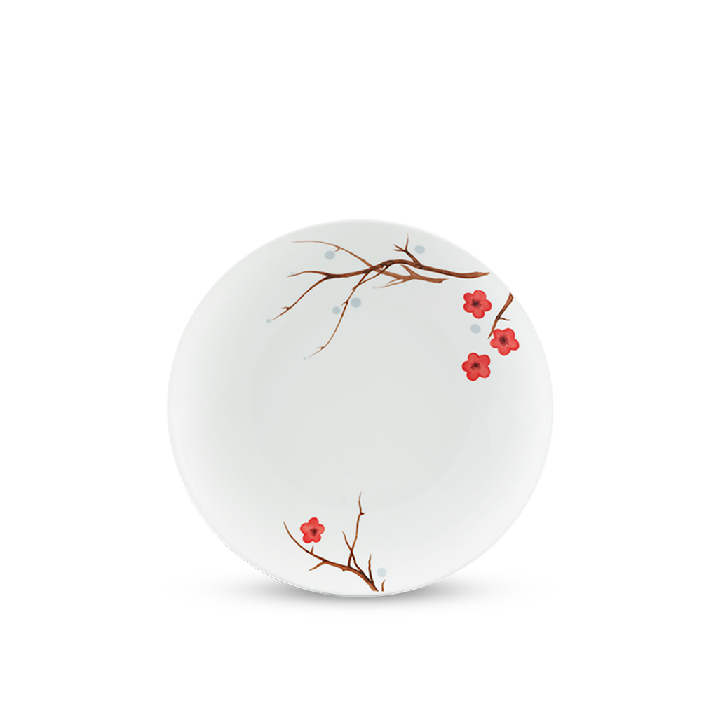 Dĩa tròn ảo - daisy - hồng mai