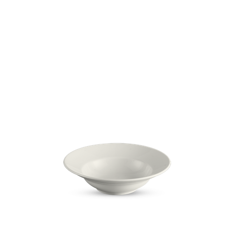  Dĩa vành sâu 23 cm - Jasmine Lys - Trắng Ngà 