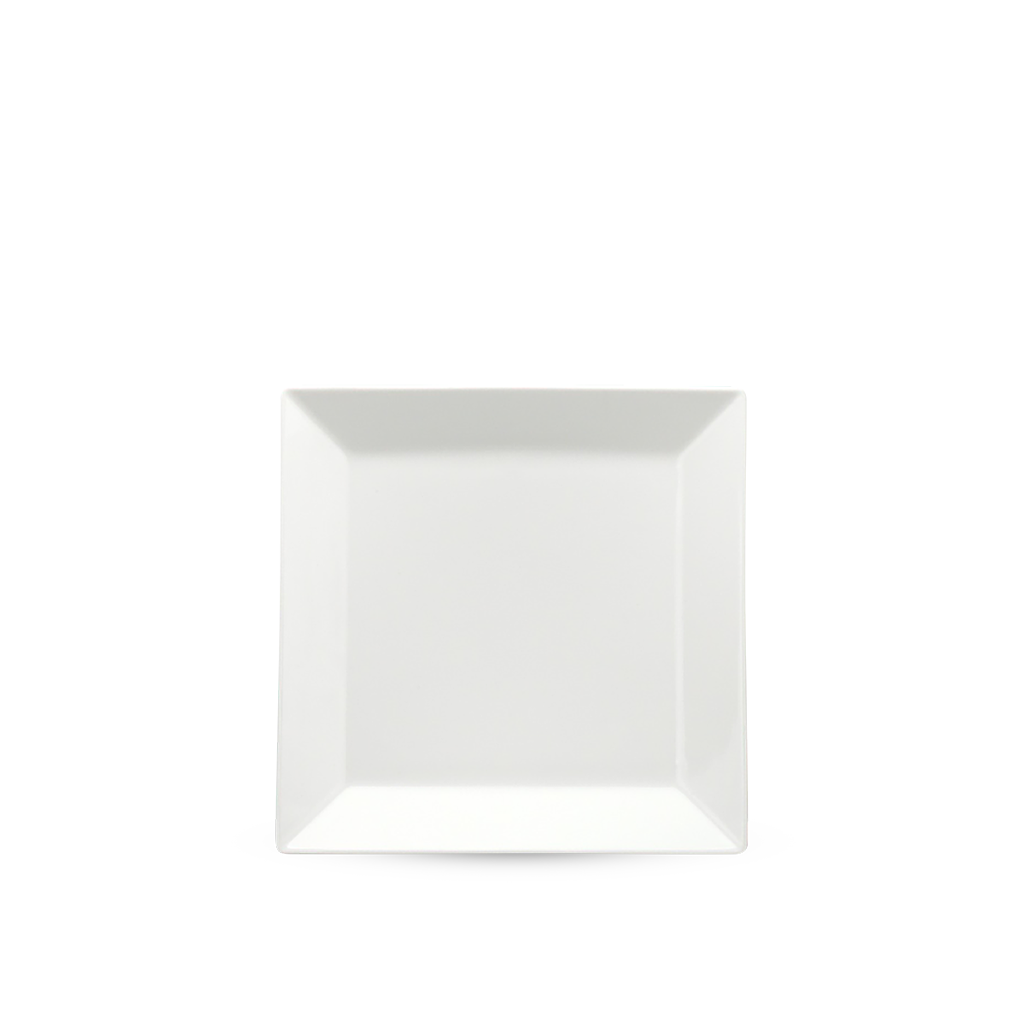 Dĩa vuông 22 cm - Misc Assortment - Trắng