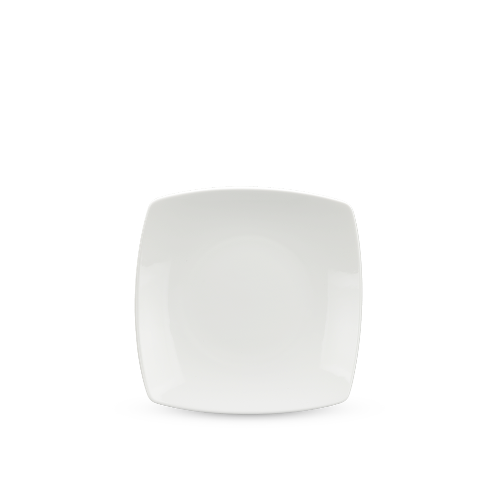 Dĩa vuông ảo 21 cm - Misc Assortment - Trắng