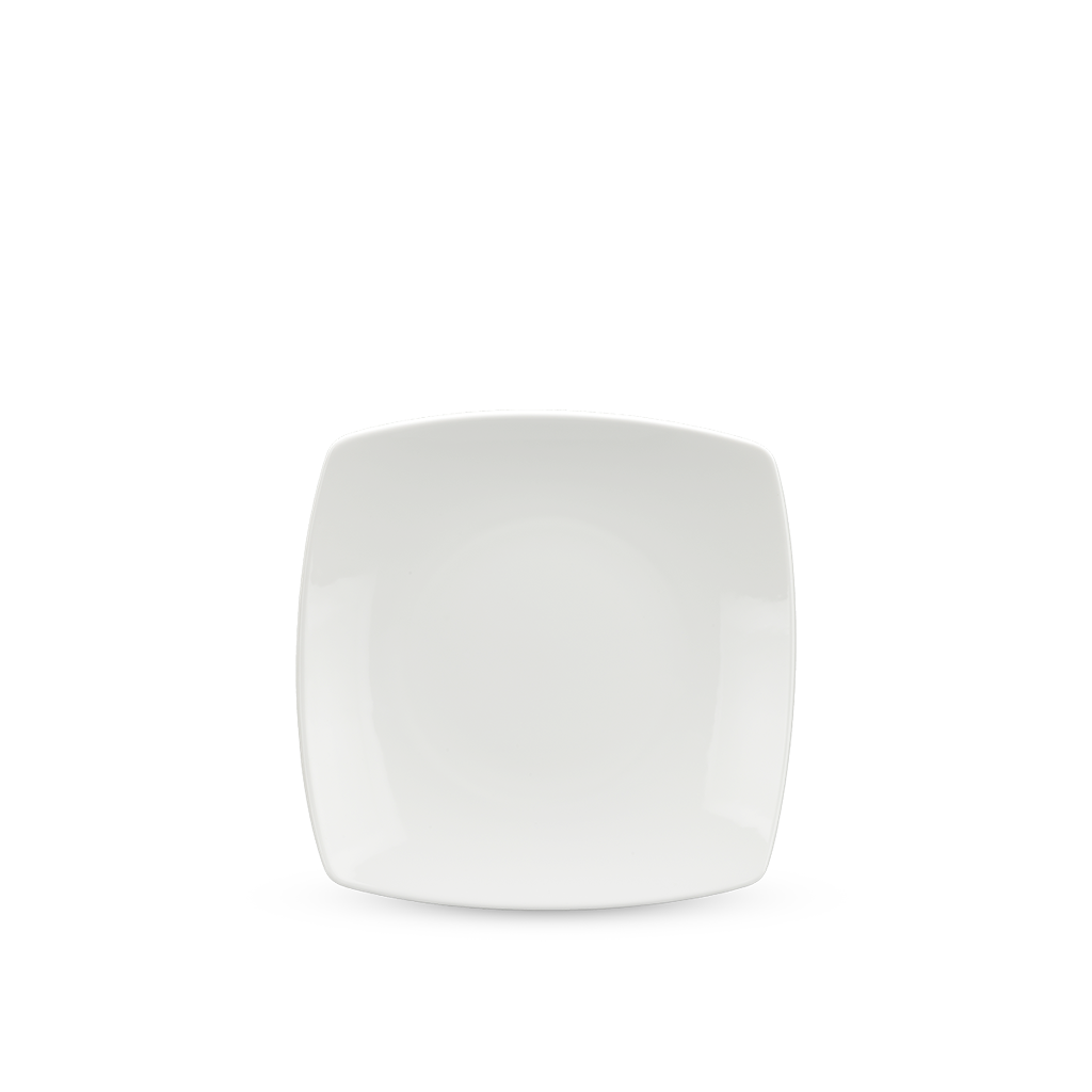 Dĩa vuông ảo 21 cm - Misc Assortment - Trắng