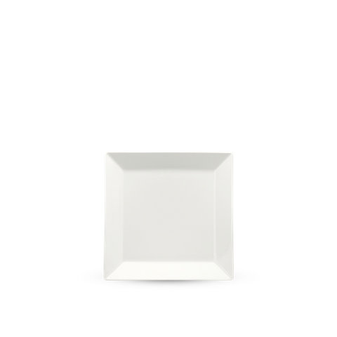  Dĩa vuông lá 18 cm - Misc Assortment Lys - Trắng Ngà 