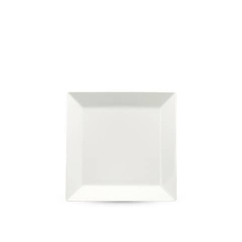  Dĩa vuông lá 22 cm - Misc Assortment Lys - Trắng Ngà 