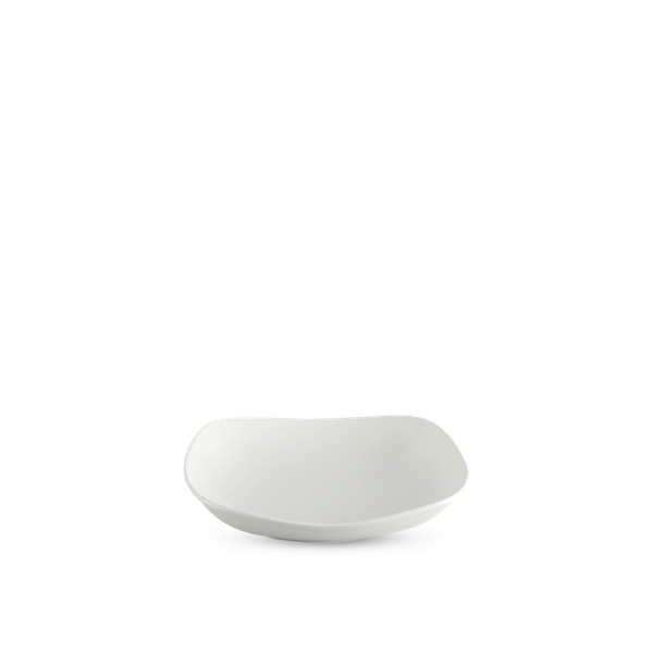 Dĩa vuông sâu 25 cm - Anh Vũ Lys - Trắng Ngà