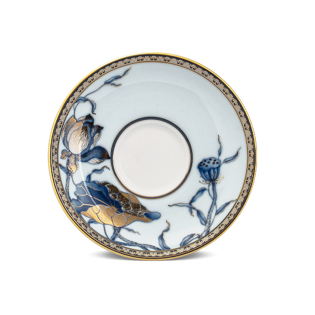 Dĩa lót tách 13 cm - hoàng cung - sen ngọc