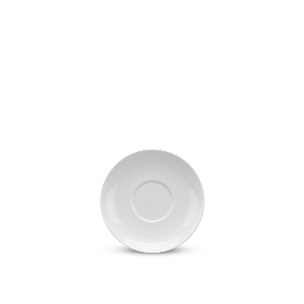 Dĩa lót chén 14.4 cm - camellia - trắng