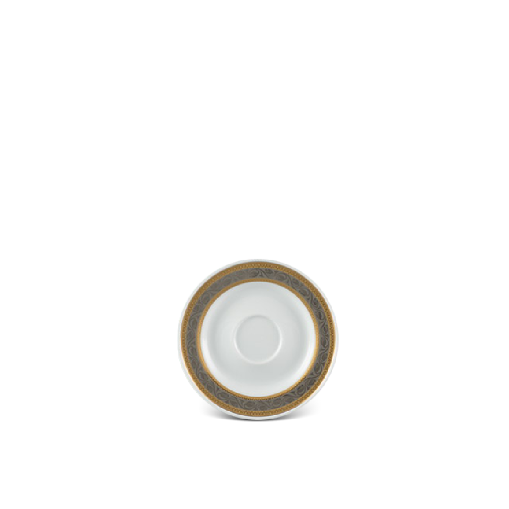 Dĩa Lót Tách Sago Hoa Hồng Đen