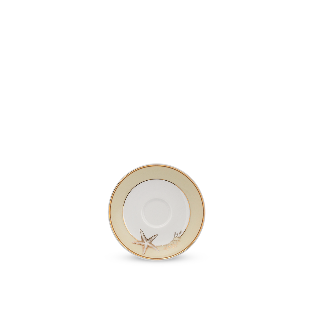 Dĩa Lót Tách Camellia Hương Biển Kem