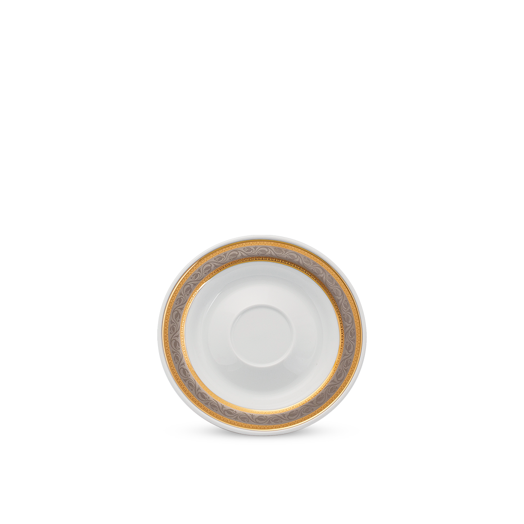 Dĩa Lót Tách Sago Hoa Hồng Đen