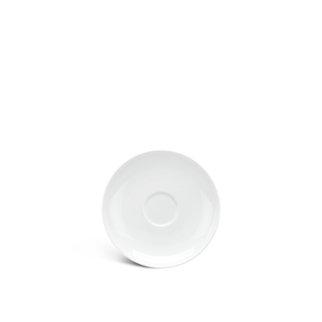 Dĩa lót tách - camellia - trắng