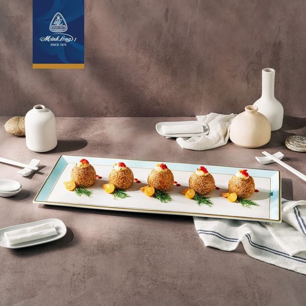 Khay chữ nhật 50 x 21 cm - Misc Assortment - Xanh Ngọc
