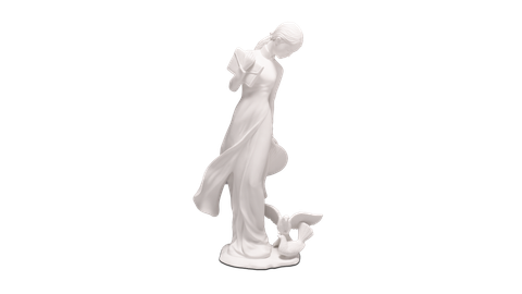  Nữ Sinh 33.5 cm - Trắng 