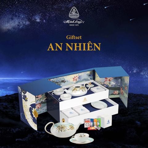  Combo An Nhiên (Bộ trà + Hộp trà) 