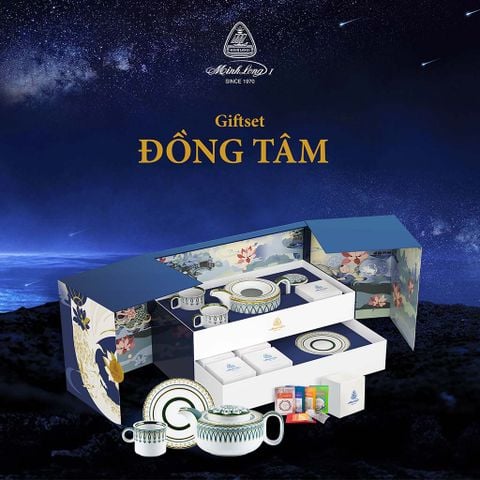  Combo Đồng Tâm (Bộ trà + Hộp trà) 