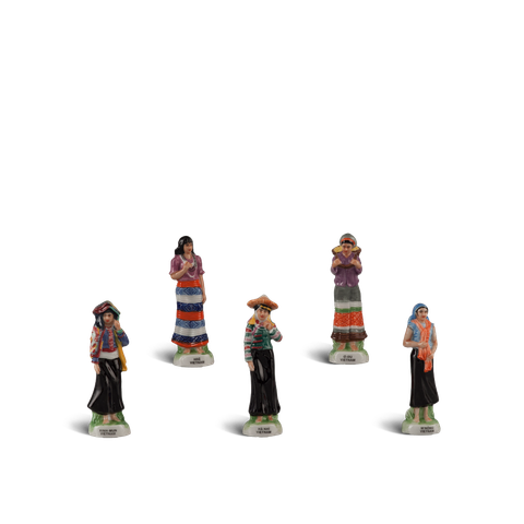  Sắc tộc 5cm (bộ 10-5 hình) - Minh Long - Lưu Niệm 