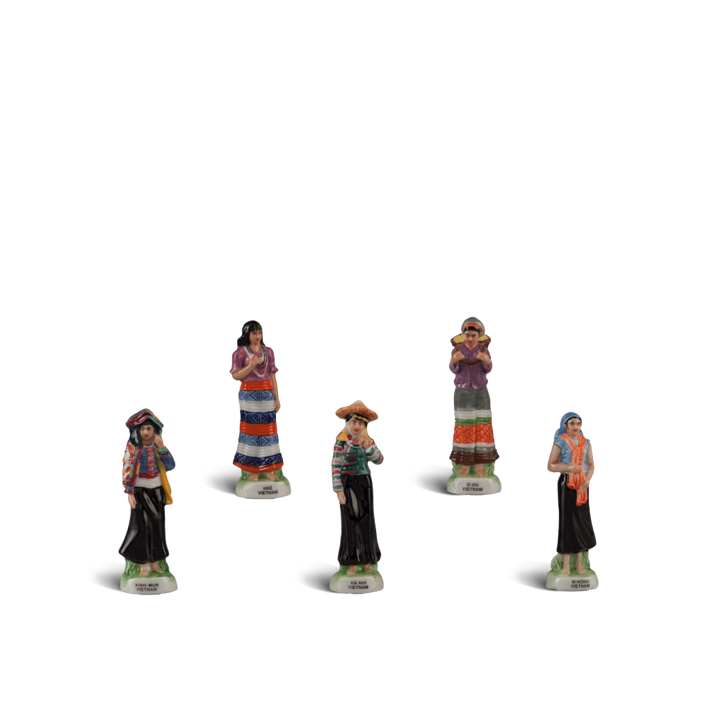 Sắc tộc 5cm (bộ 10-5 hình) - Minh Long - Lưu Niệm
