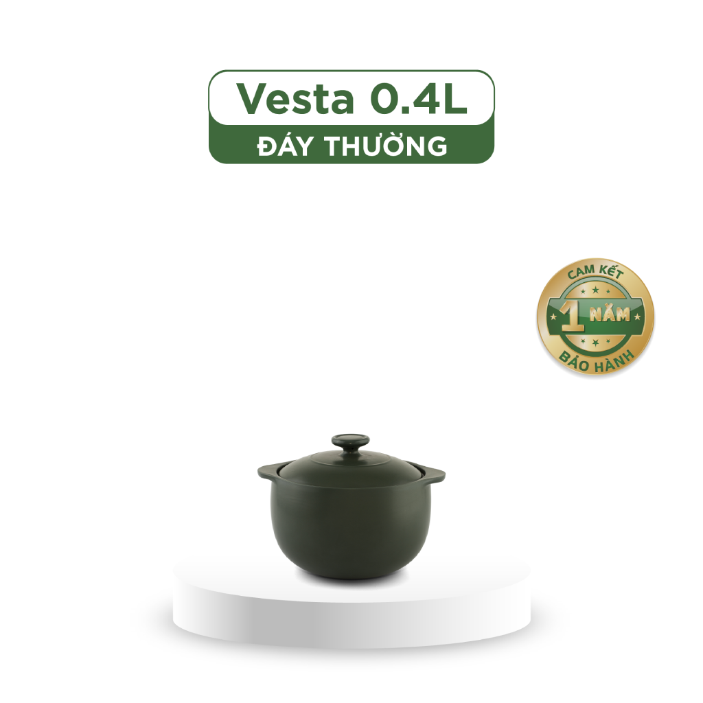 Nồi Dưỡng Sinh Vesta Nồi Tròn Cao 0.4L