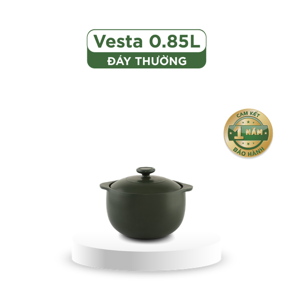 Nồi Sứ Dưỡng Sinh Minh Long Healthy Cook Vesta 0.85 L