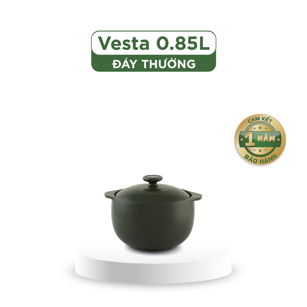 Nồi Sứ Dưỡng Sinh Minh Long Healthy Cook Vesta 0.85 L