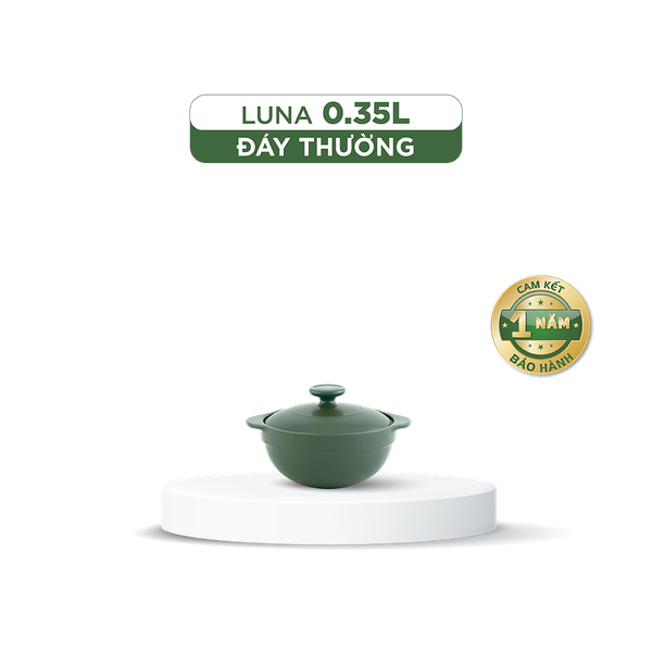 Nồi dưỡng sinh Luna (Nồi cạn) 0.35 L + nắp