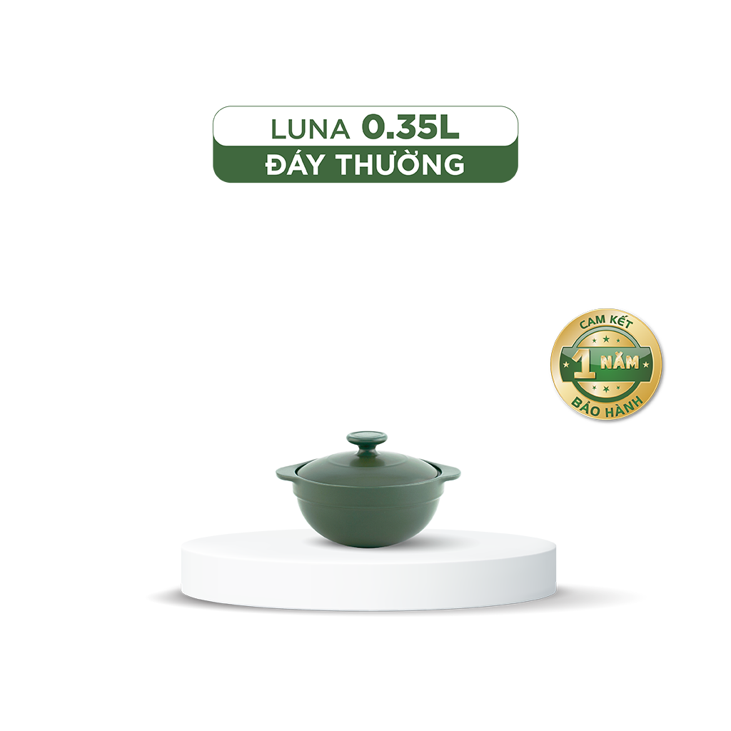 Nồi dưỡng sinh Luna (Nồi cạn) 0.35 L + nắp