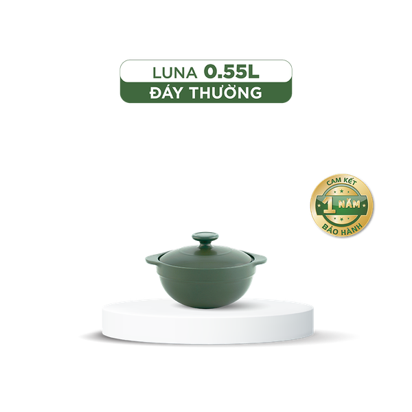 Nồi dưỡng sinh Luna (Nồi cạn) 0.55 L + nắp