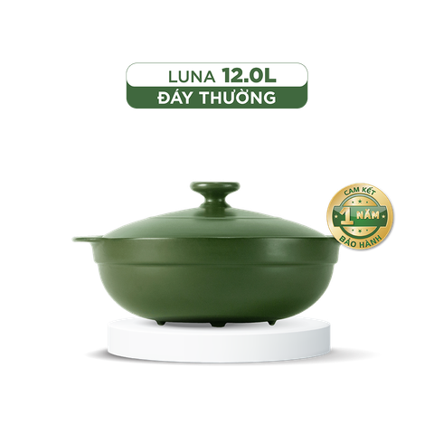  Chảo dưỡng sinh Luna (Chảo xào) 12 L + nắp 
