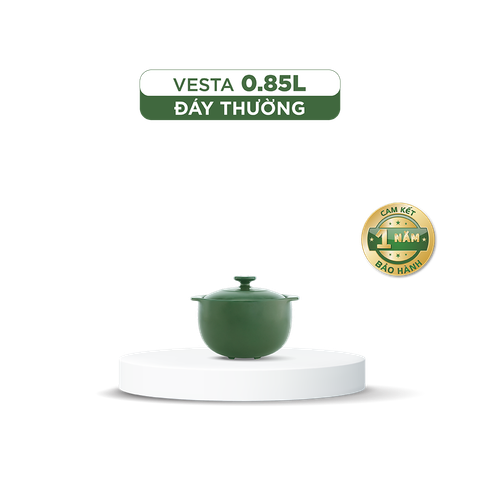  Nồi dưỡng sinh Vesta (Nồi tròn cao) 0.85 L + nắp 