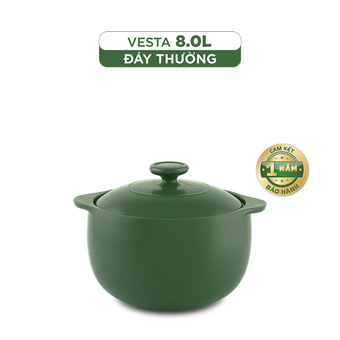 Nồi dưỡng sinh Vesta (Nồi tròn cao) 8.0 L + nắp 