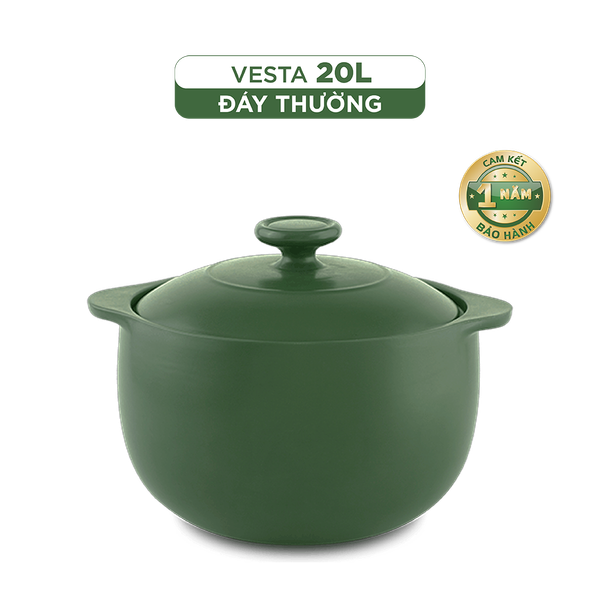 Nồi dưỡng sinh Vesta (Nồi tròn cao) 20 L + nắp