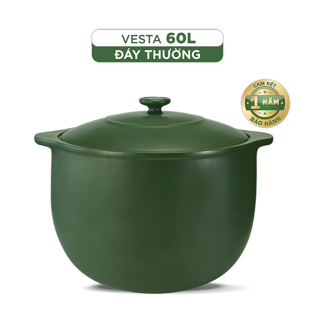 Nồi dưỡng sinh Vesta (Nồi tròn cao) 60 L + nắp