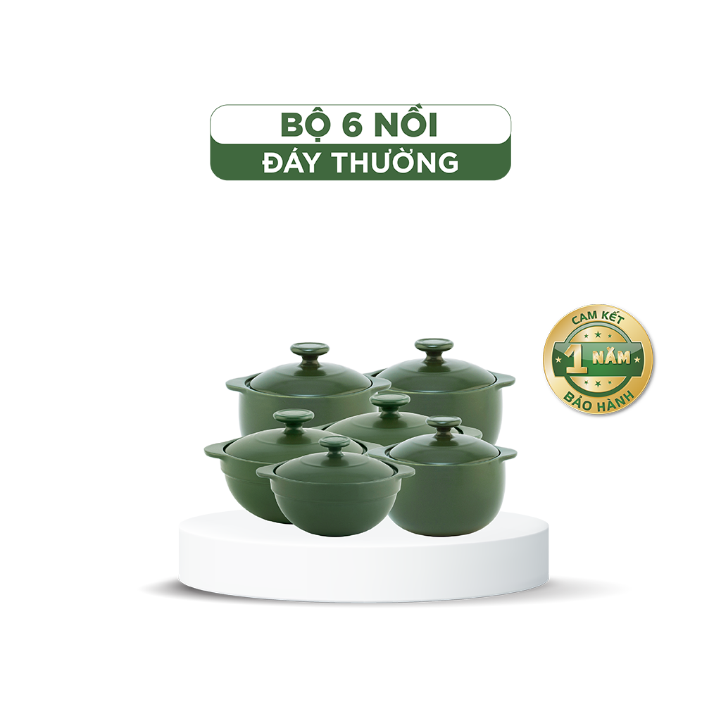 Combo 6 nồi dưỡng sinh (0.35/0.4/2 0.55/ 2 0.85)