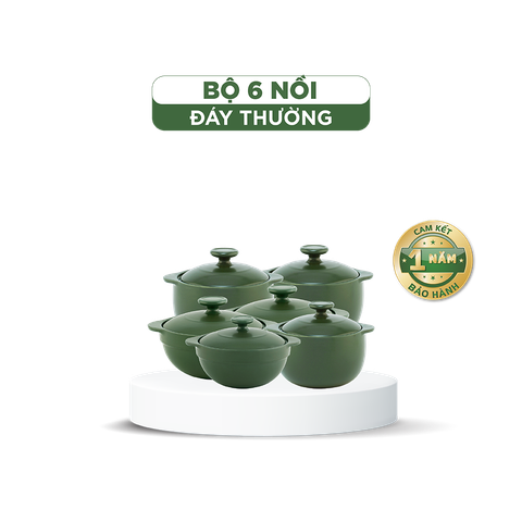  Combo 6 nồi dưỡng sinh (0.35/0.4/2 0.55/ 2 0.85) 