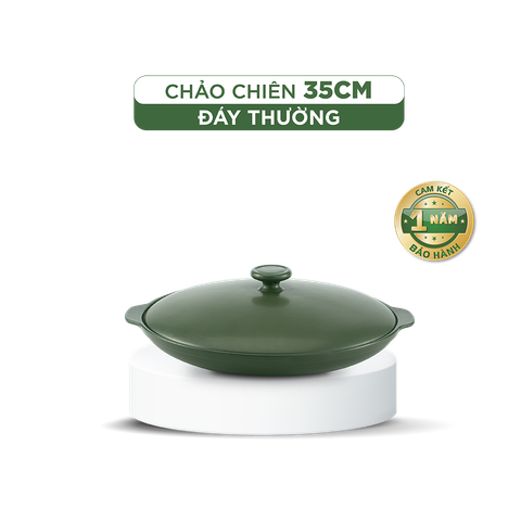  Chảo chiên dưỡng sinh 35 cm + nắp 