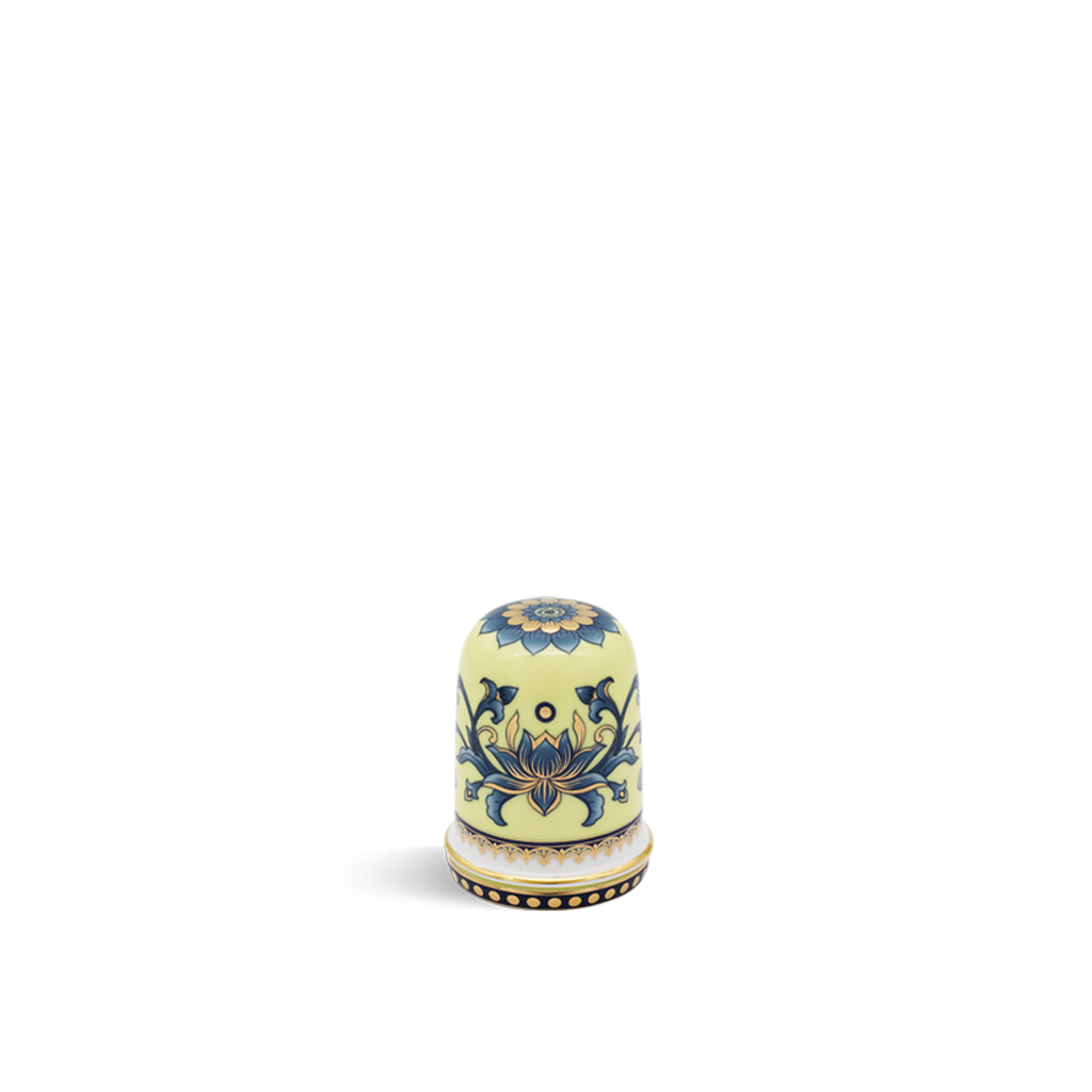 Hủ tăm 8 cm + nắp - Jasmine - Hoàng Liên